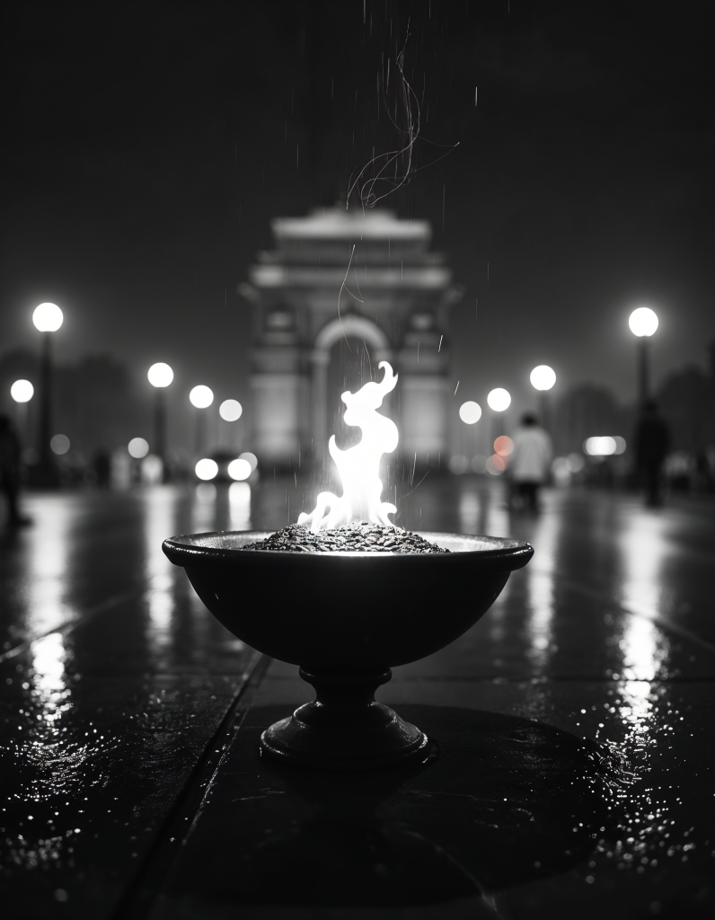 Amar jawan jyoti at Red Fort