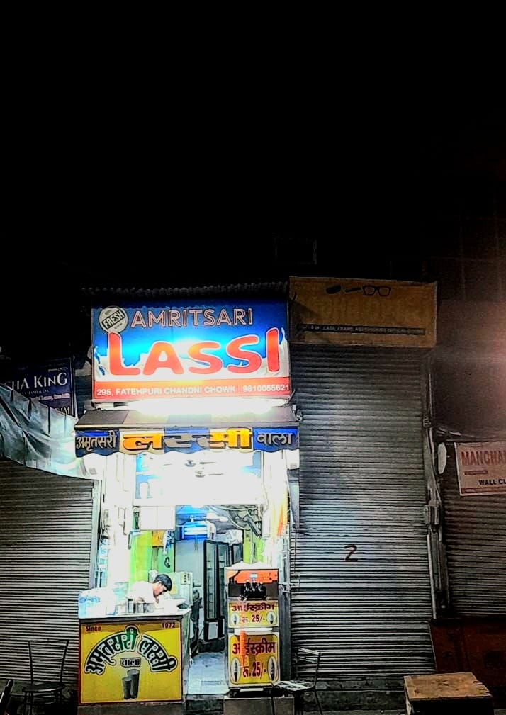 Famous Lassi in Chandni chowk