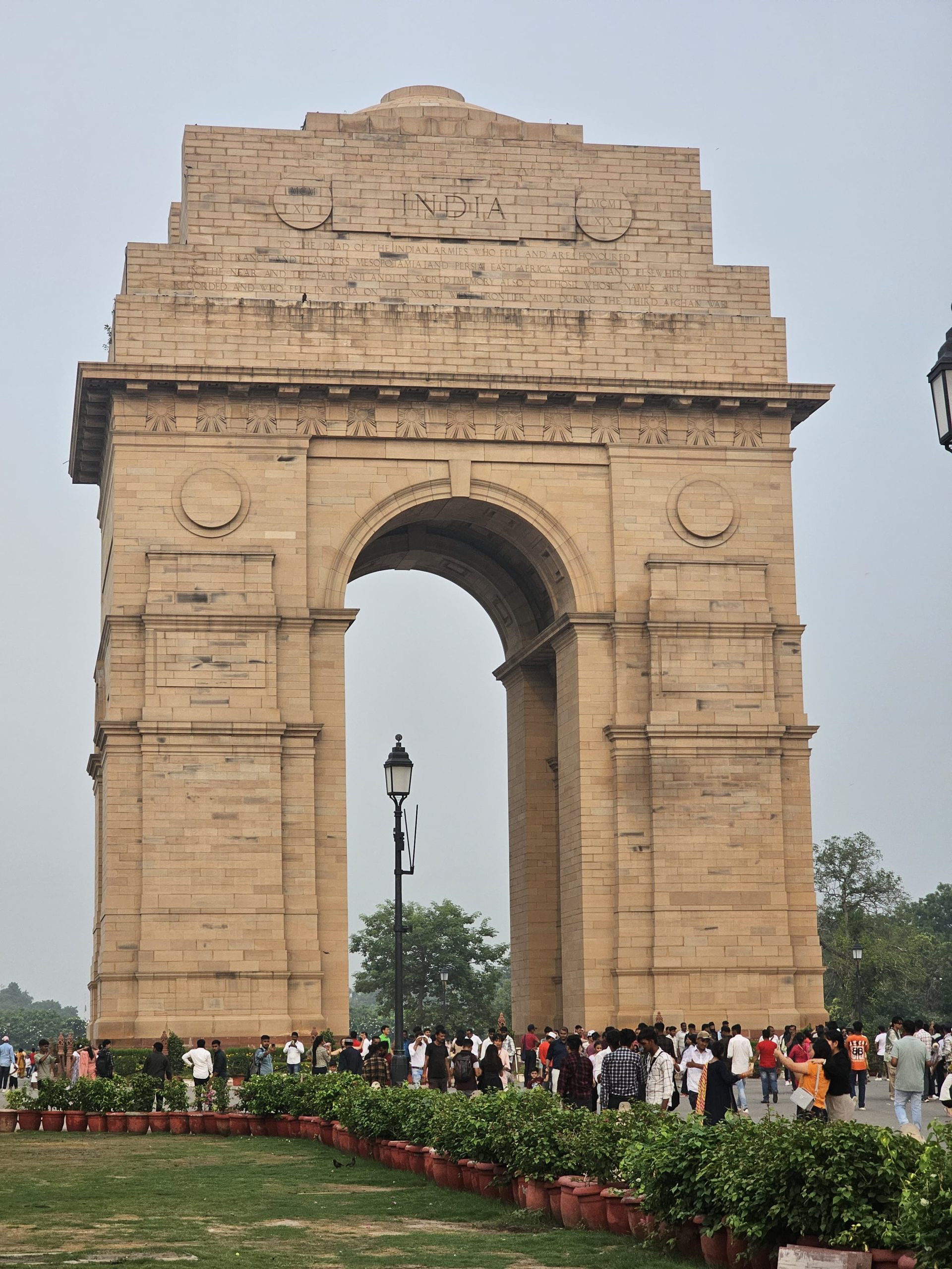 India gate in the heart of Delhi